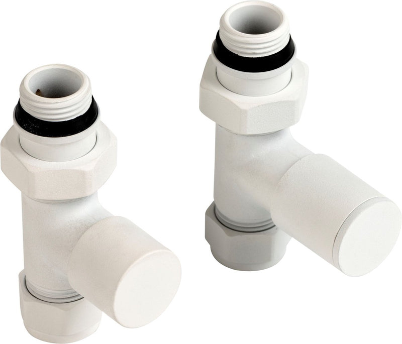 Plieger rad. kit de connexion droit blanc mat