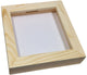 Tirelire en bois Playwood plexiglas dos blanc médium