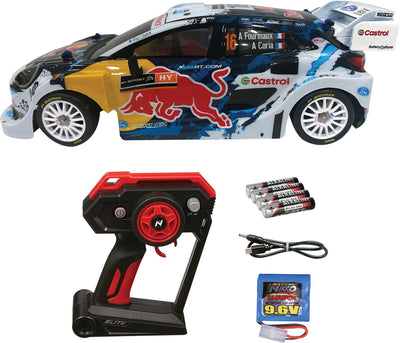 Nikko - voitures d'élite ford wrc - red bull - échelle 1 14 - voiture télécommandée