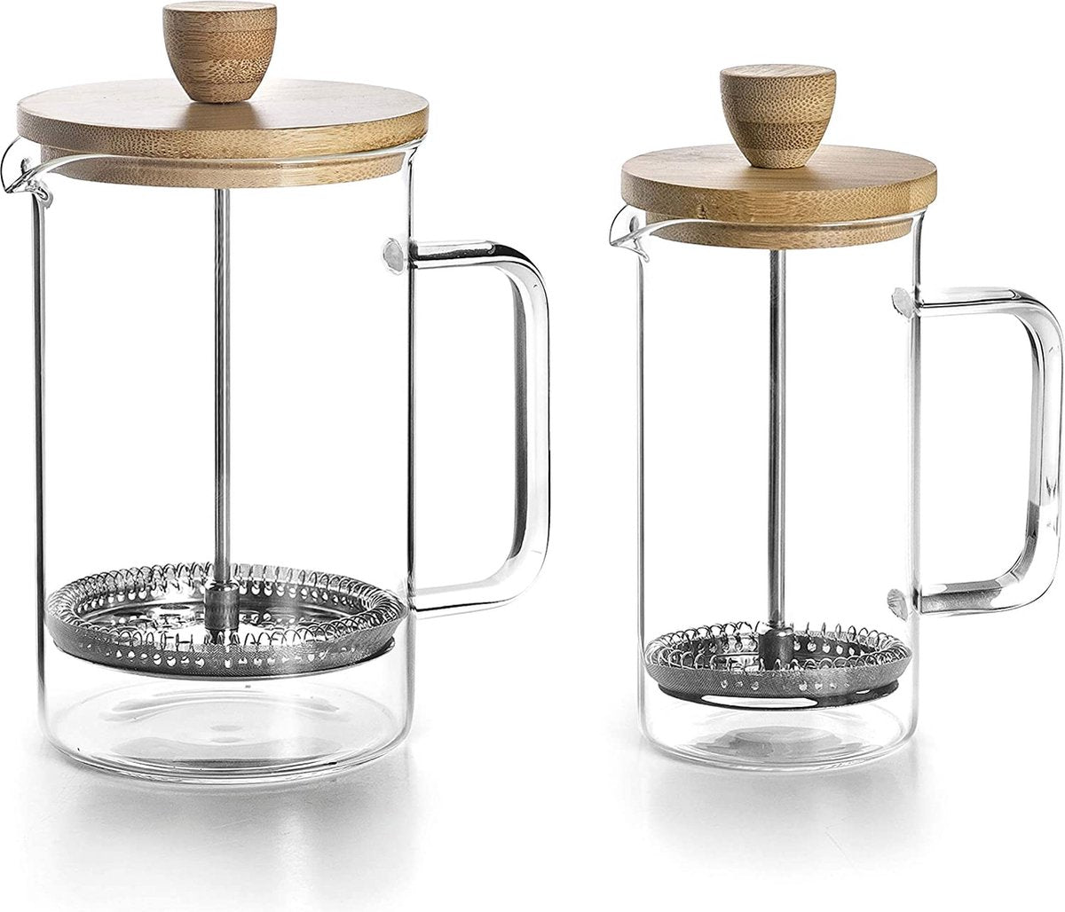 Cafetière embole en bois Lacor 350 ml