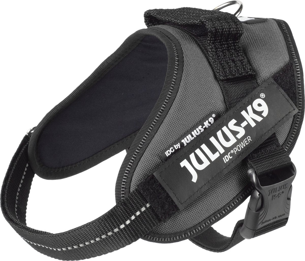 Julius k9 julius-k9 idc power harnais - harnais pour chien - s - mini - anthracite
