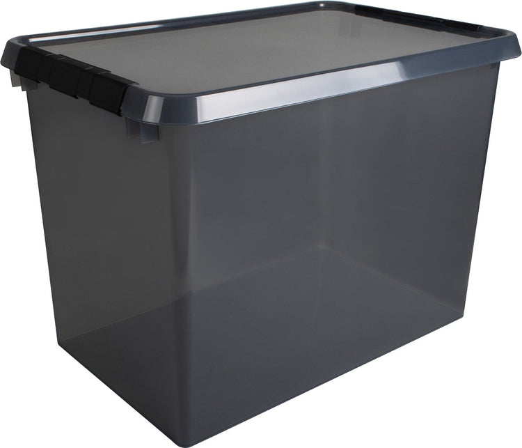 Boîte de rangement Sunware Comfort Line 72l - 60x40x42 cm - gris transparent