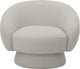 Bloomingville - chaise longue ted - blanc - polyester