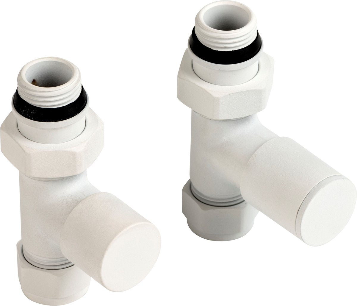 Plieger rad. kit de connexion droit blanc mat