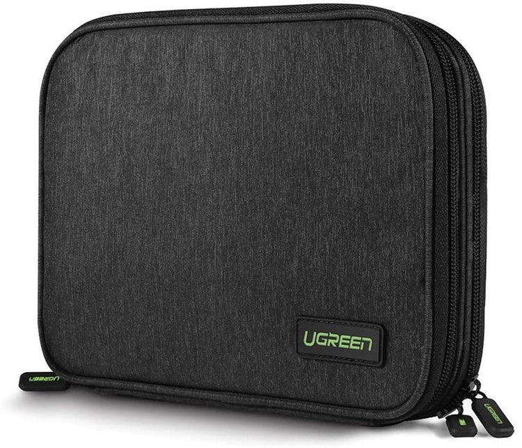 Ugreen – sac de rangement pour appareils électroniques – organisateur d'accessoires – compartiment pour tablette – gris