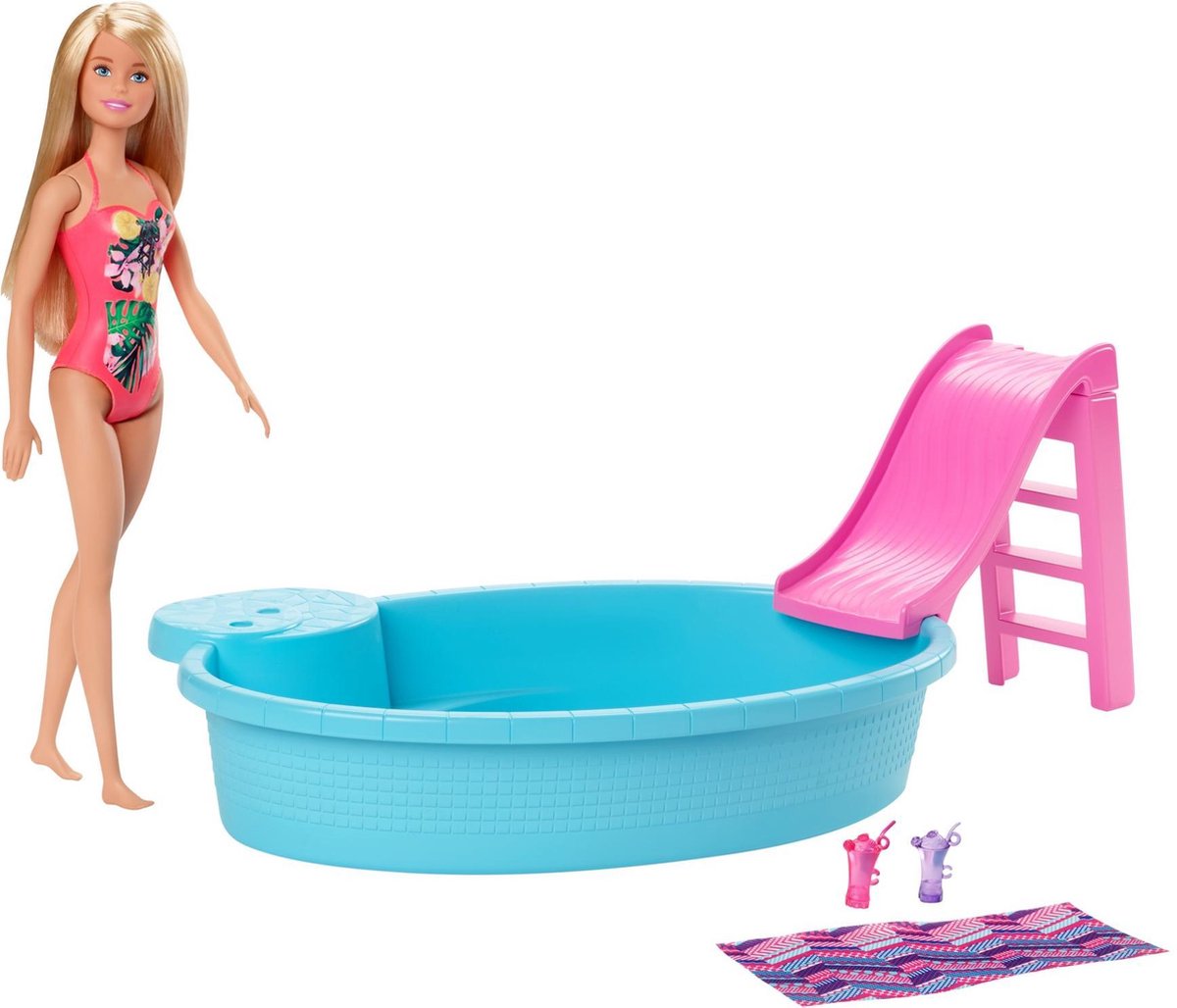 Piscine Barbie avec poupée