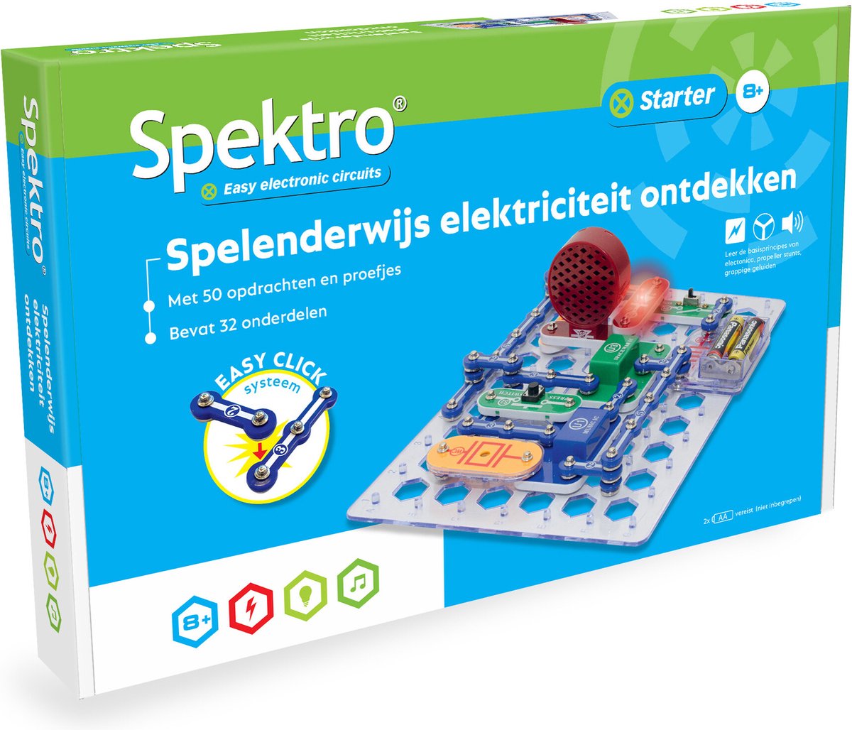 Coffret de démarrage Spektro - découverte de l'électricité - 50 missions