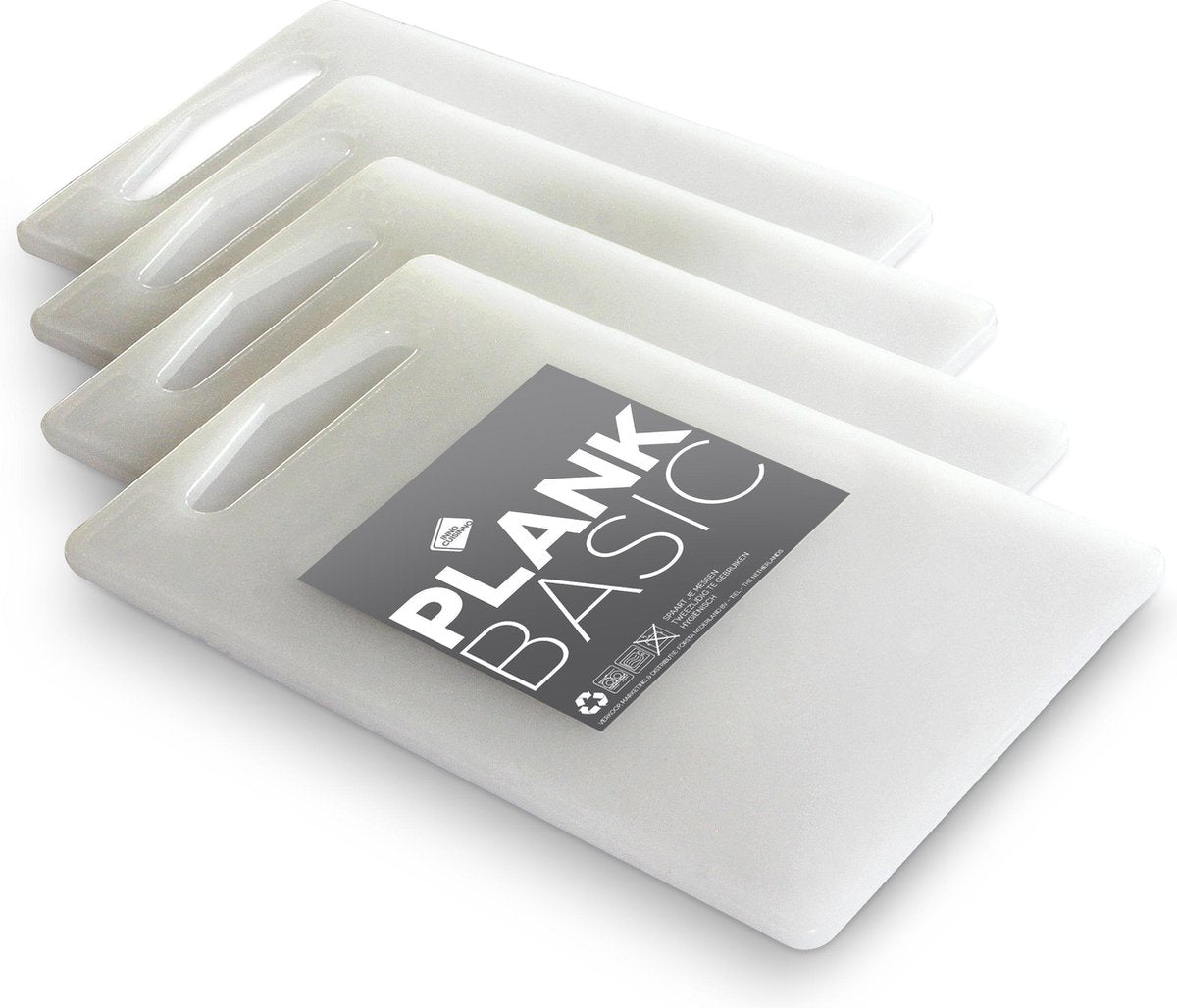 Inno cuisinno - planche à découper - basic - lot de 4 pièces - 25x15cm
