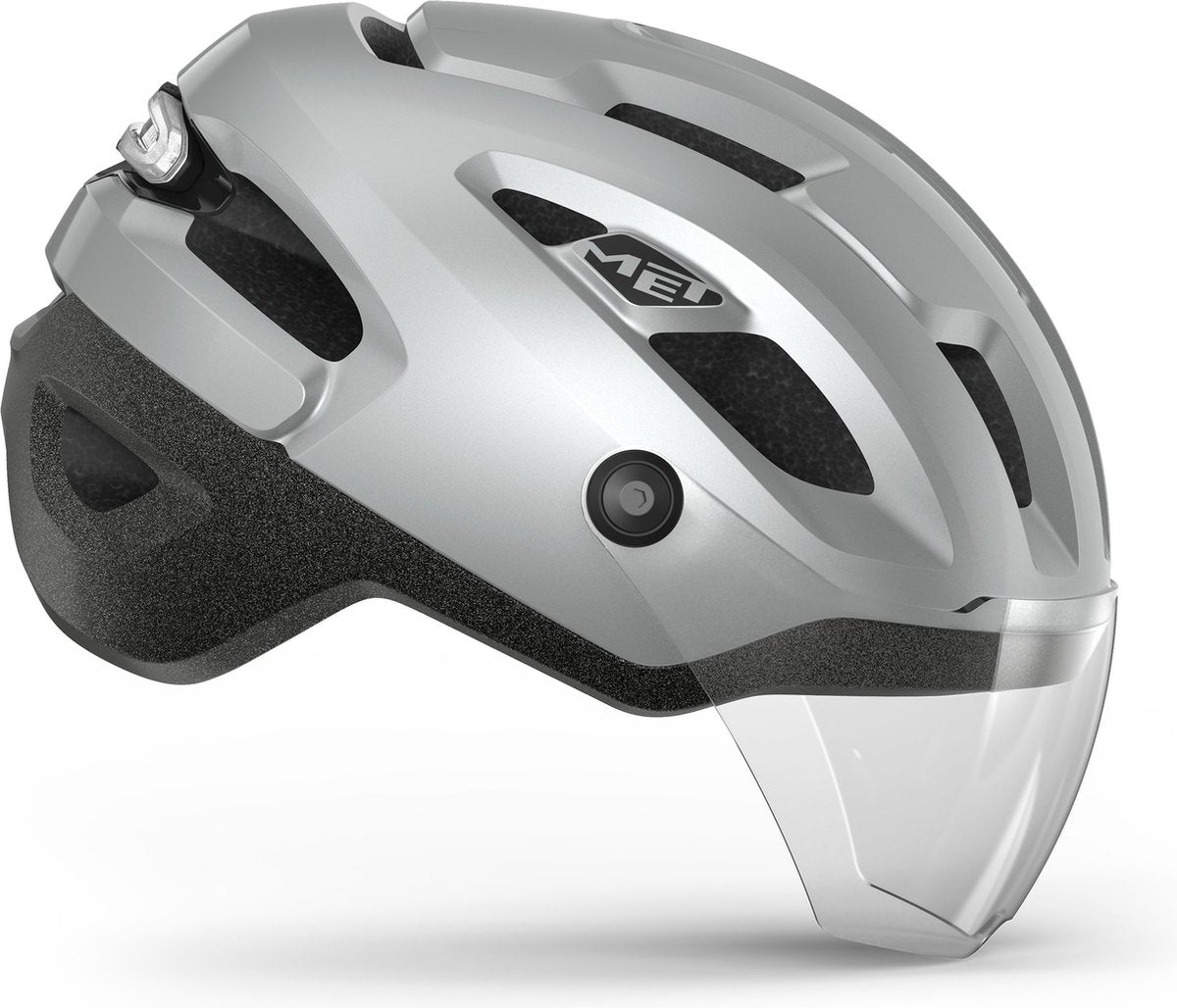 Avec casque de vélo intercity mips hommes femmes - casque de vélo e-bike adultes - vélo électrique - taille s (52-56 cm) - nta 8776 - réfléchissant brillant (gris)