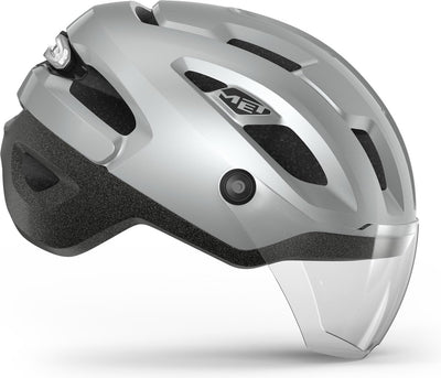 Avec casque de vélo intercity mips hommes femmes - casque de vélo e-bike adultes - vélo électrique - taille s (52-56 cm) - nta 8776 - réfléchissant brillant (gris)