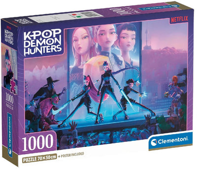 Clementoni puzzle chasseurs de démons kpop - 1000 pcs.