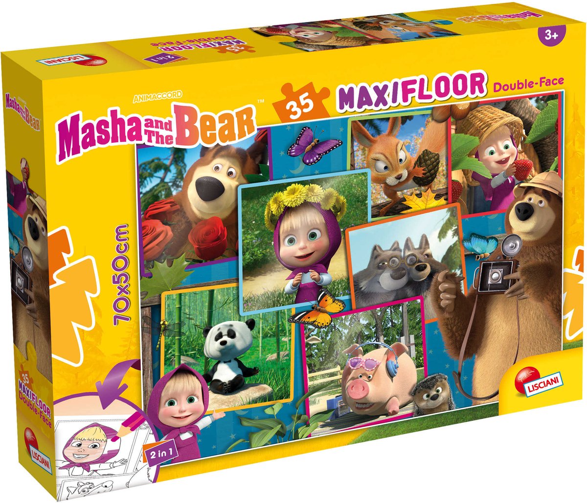 Lisciani masha puzzle df maxifloor 35