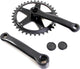 Crank Set 36 tands 127 mm Longueur de manivelle noire 1836127stzw