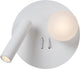 Lucide matiz - applique lampe de chevet - ø 16,5 cm - LED - 3000k - avec point de chargement USB - blanc