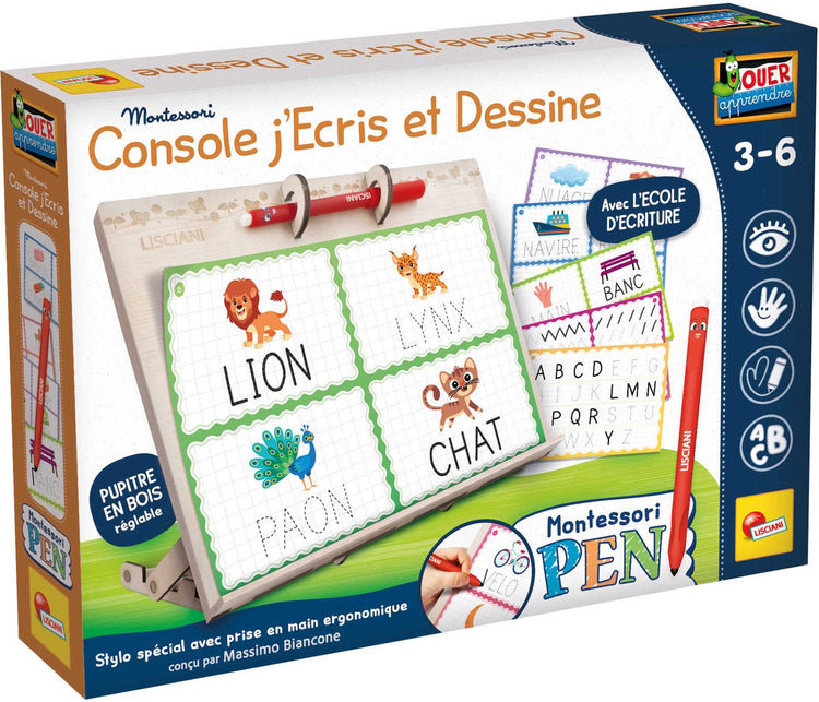 Lisciani montessori stylo console écriture et design ed. français