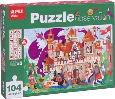 Apli kids - cherche et trouve un château de puzzle