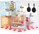Miniverse™ make it mini space™ pizzeria - ensemble d'artisanat - kit de construction - créez votre propre mini pizzeria