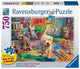 Ravensburger puzzle animaux pièces xxl 750 pièces de puzzle amusant.