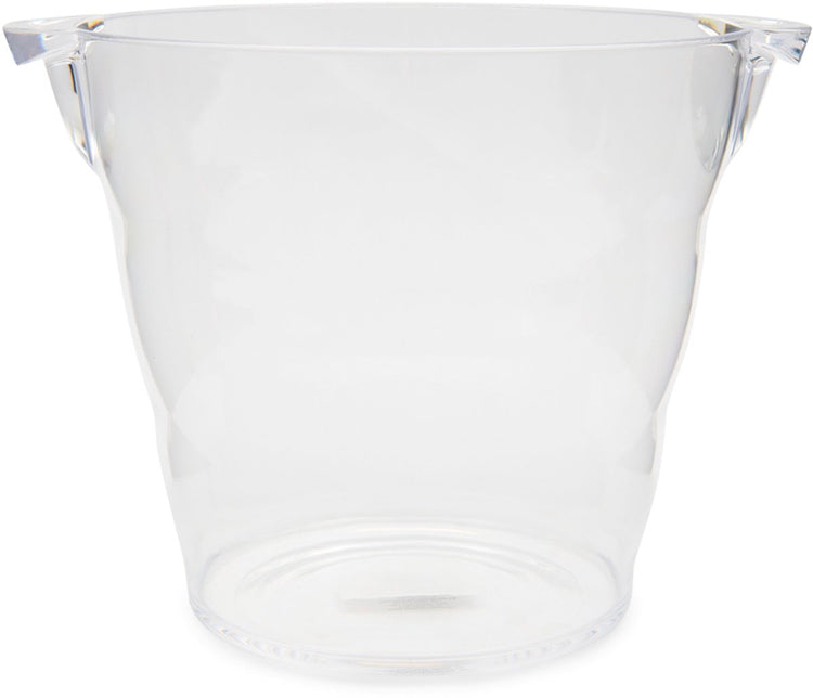 Riviera maison rafraîchisseur à vin rond transparent - rafraîchisseur de bouteille azur - plastique - 10ml
