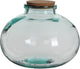 Mica decorations vase olly - h23 x ø29 cm - verre recyclé - transparent