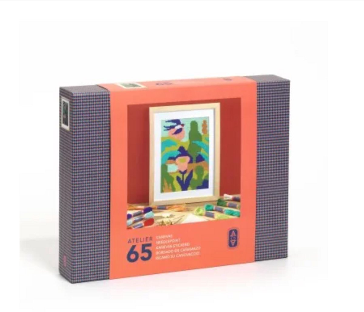 Djeco broderie sur toile atelier 65