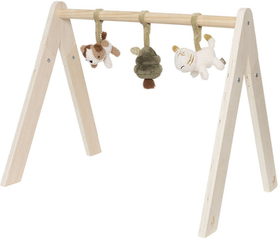 Jollein baby gym - jouets pour bébé - bois polyester - petit parc