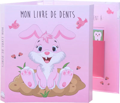 Tooth Wonders - le lapin - livre de collection de dents avec fermeture magnétique