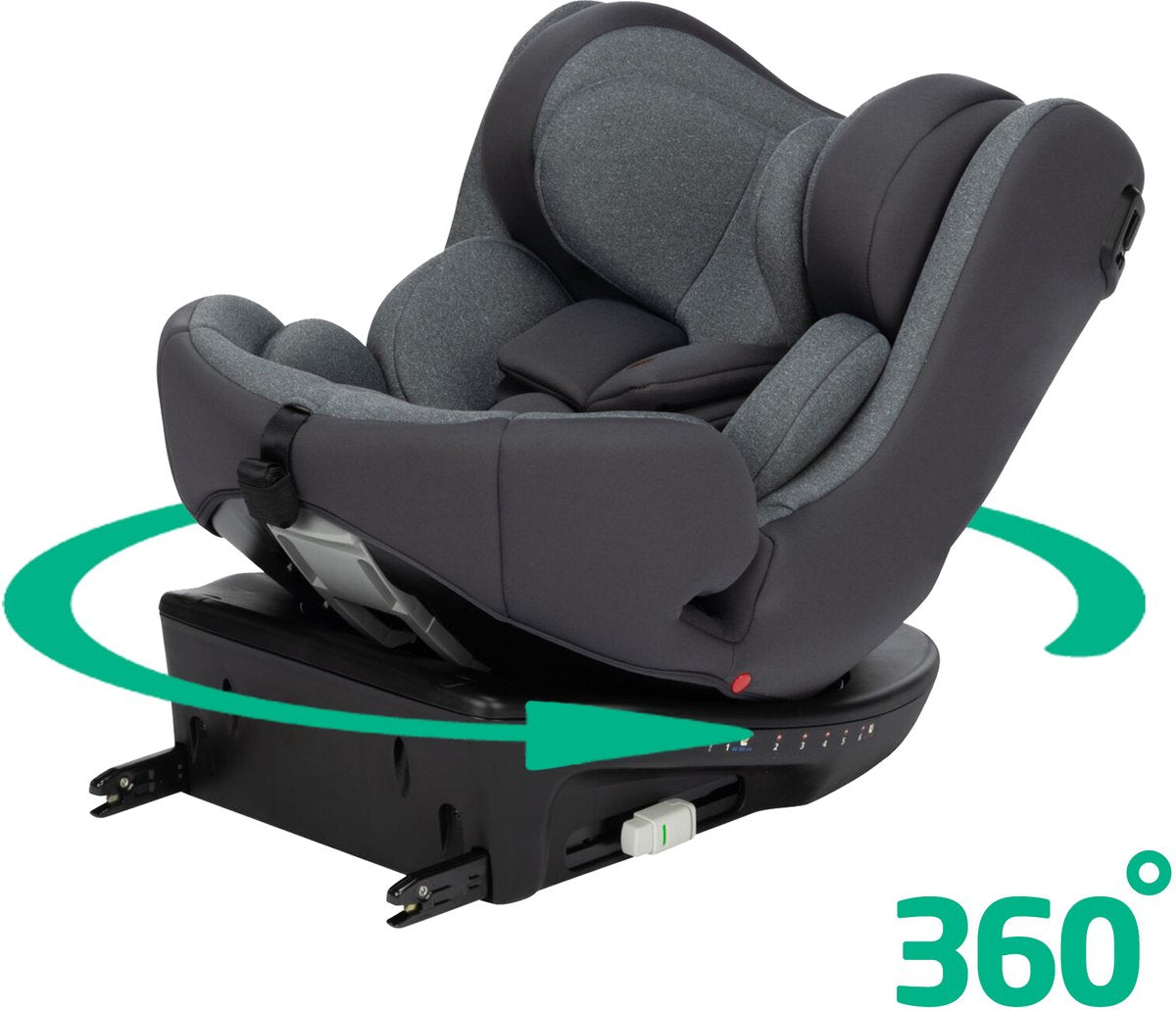 Bebeconfort évoluefix i-size - siège auto - teinté graphite - de la naissance à 12 ans