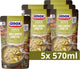 Soupe extra riche Unox en sachet - Soupe aux pois hollandaise - 5 x 570 ml - pack économique