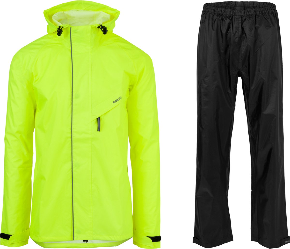 Puch combinaison de pluie passat essential jaune fluo
