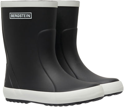 Bottes de pluie junior unisexes classiques Bergstein - noir