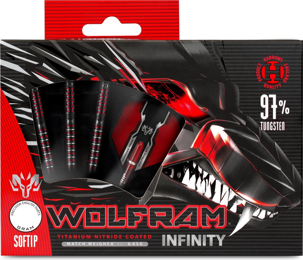 Harrows tungstène infini 97% tungstène 23gr