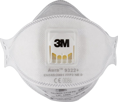 Masque anti-poussière 3m ffp2 - 9322 - 10 pièces (boîte)