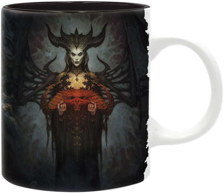 Tête de Diablo Lilith multicolore - céramique - divertissement blizzard, fan merch, jeux, gothique