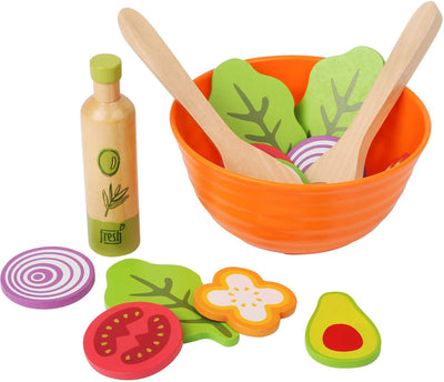 Small Foot Wooden Playetts Salad Play Set, 15dlg,