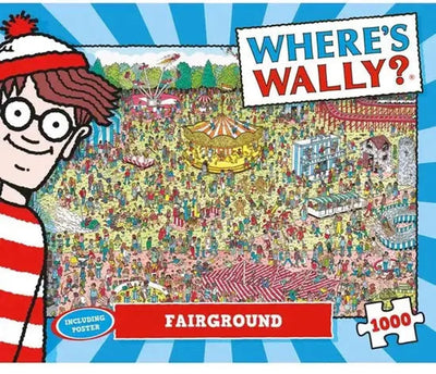 Beaucoup de cadeaux où est Wally puzzle forain 1000 pièces