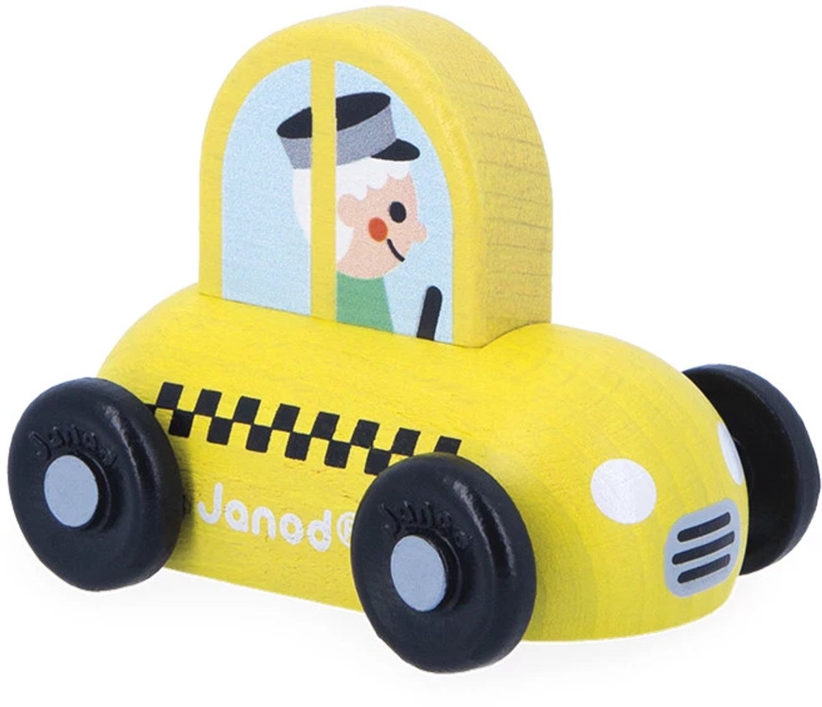 Janod - carrefour - taxi en bois