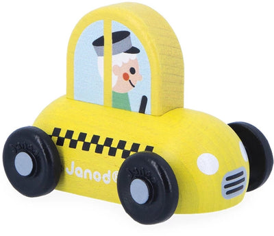 Janod - carrefour - taxi en bois