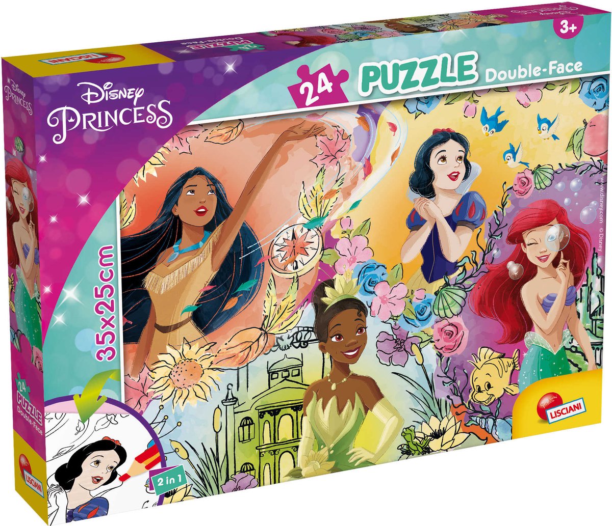 Lisciani Disney Puzzle Df M-Plus 24 Princesse