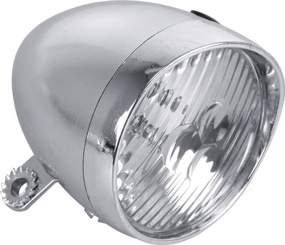 Phare de vélo Dresco - classique - 3 LED - chrome