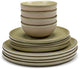 Serax - sergio herman surface - service de table - vert camo - 24 ø - 12 pièces