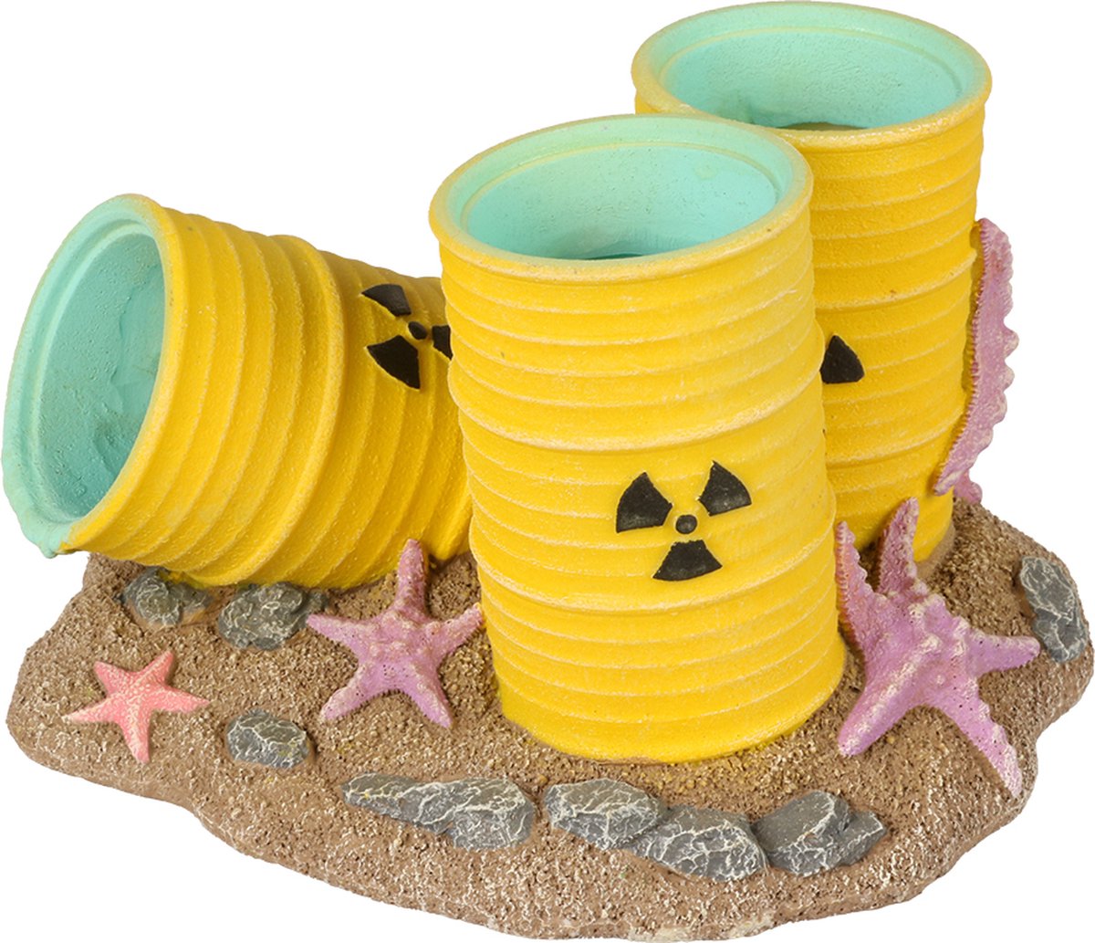Aqua della barils radioactifs m - 16x12x9cm multicolore