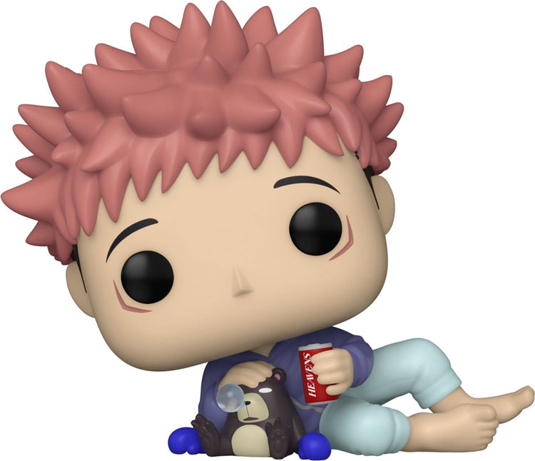 Funko pop ! jujutsu kaisen - yuji itador avec poupée tsukamoto #1117 exclusive