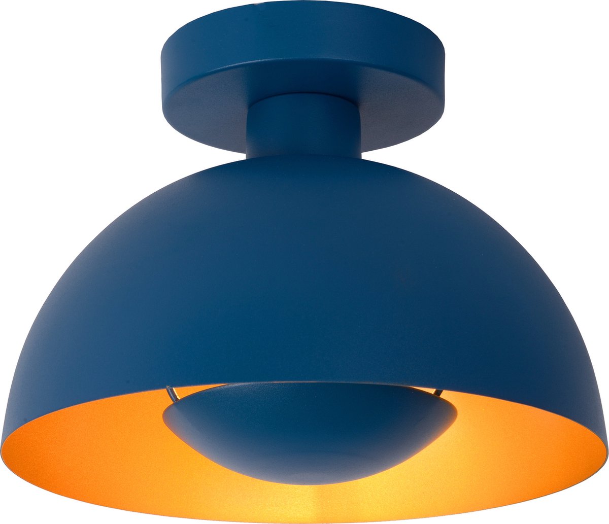 Lucide siemon - plafonnier (plafonnier) - ø 25 cm - 1xe27 - bleu