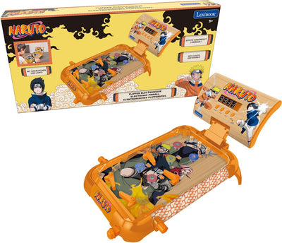 Flipper de table électronique Lexibook Naruto avec un superbe design, des sons, des éclairages et des partitions numériques pour jouer seul ou défier votre ami