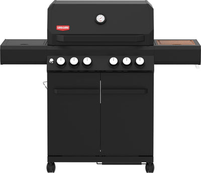 Brûleur Grill Guru 4 - barbecue à gaz - 3x brûleur principal - 1x infrarouge - 1x brûleur latéral - 1x brûleur arrière - noir