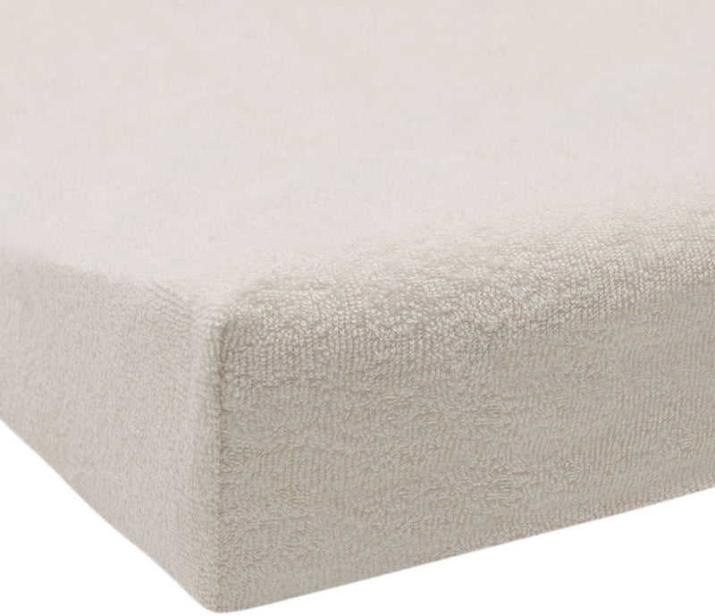Jollein - housse de matelas à langer en tissu éponge 50x70cm - housse souple matelas à langer - flocons d'avoine