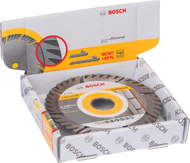 Disque diamant Bosch 10x prof univ 125 22.23