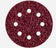 Wolfcraft - 25 disques abrasifs ø 125 mm - grain 40 - papier de verre avec Velcro pour bois et métal - pour ponceuse excentrique - 2069100