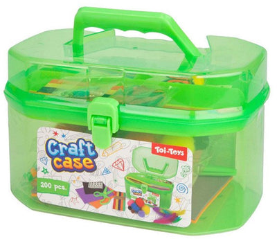 Ensemble de bricolage Toi-toys dans un étui de rangement vert